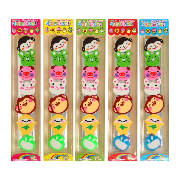 Набор ластиков фигурных "Зверушки", 7 штук
Набор ластиков фигурных "Зверушки", 7 штук