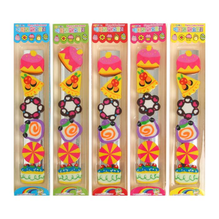 Набор ластиков фигурных "Сладости", 6 штук
Набор ластиков фигурных "Сладости", 6 штук