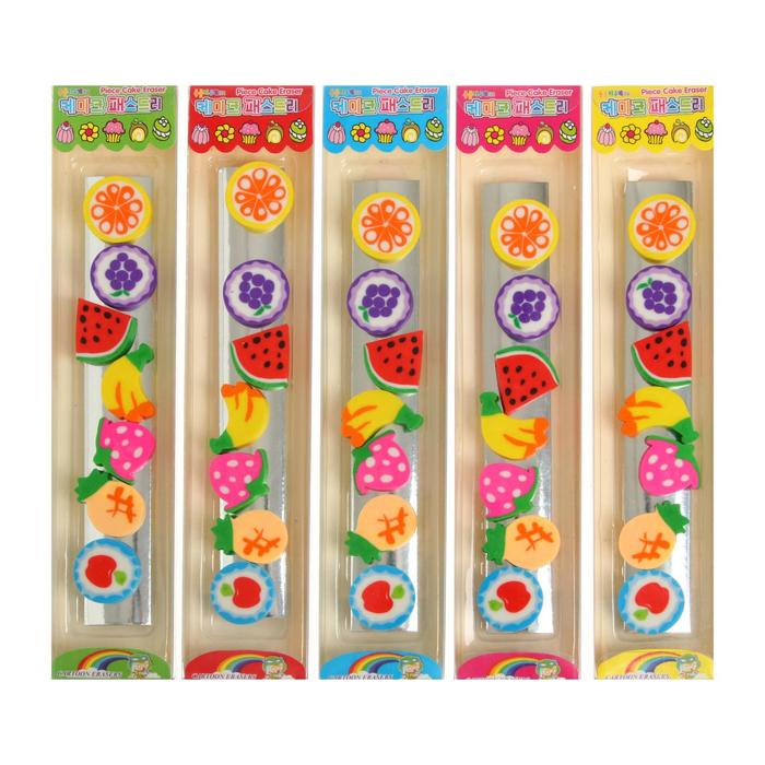 Набор ластиков фигурных "Фрукты/Ягоды", 7 штук
Набор ластиков фигурных "Фрукты/Ягоды", 7 штук