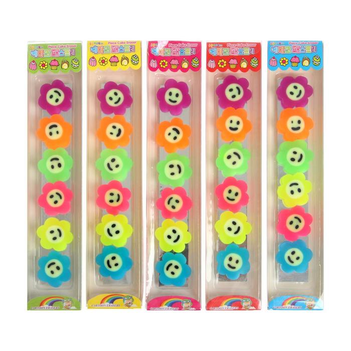 Набор ластиков фигурных "Цветочки", 6 штук
Набор ластиков фигурных "Цветочки", 6 штук