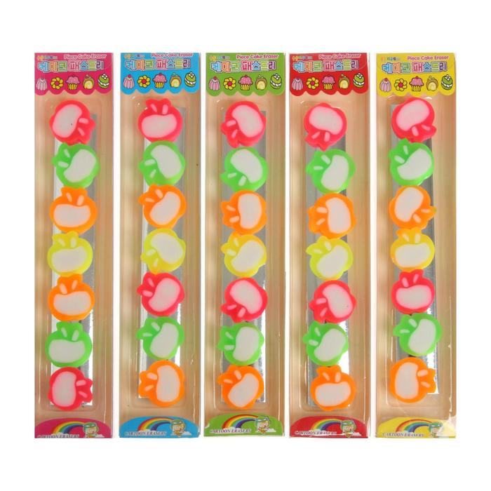 Набор ластиков фигурных "Яблоки", 7 штук
Набор ластиков фигурных "Яблоки", 7 штук