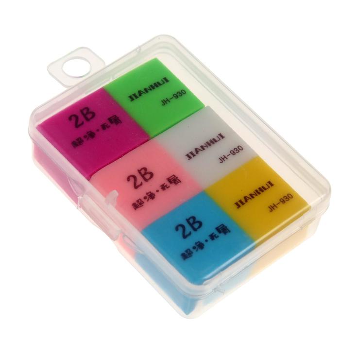 Набор ластиков прямоугольных, 3 штуки, в коробочке
Набор ластиков прямоугольных, 3 штуки, в коробочке