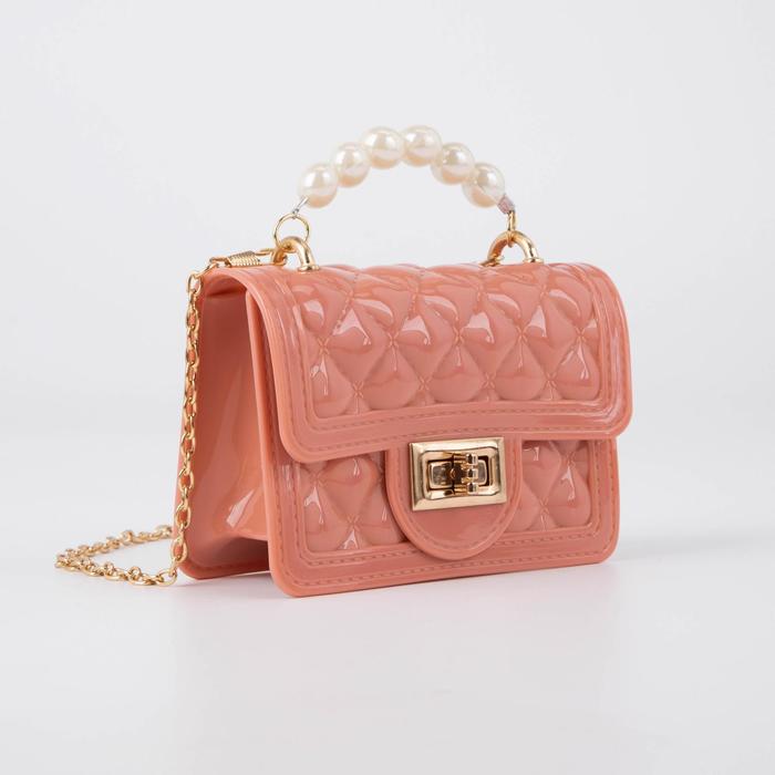 Сумка детская на замке, цвет розовый 
Сумка детская на замке, цвет розовый