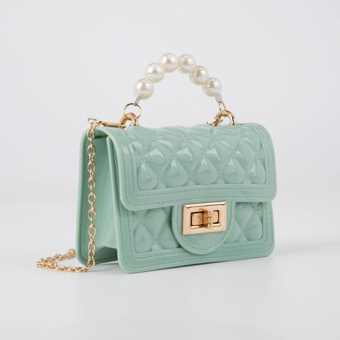 Сумка детская на замке, цвет зелёный
Сумка детская на замке, цвет зелёный