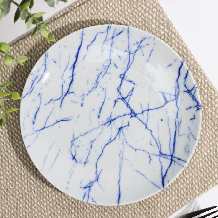 Тарелка мелкая «Мрамор», d=17,5 см 
Тарелка мелкая «Мрамор», d=17,5 см