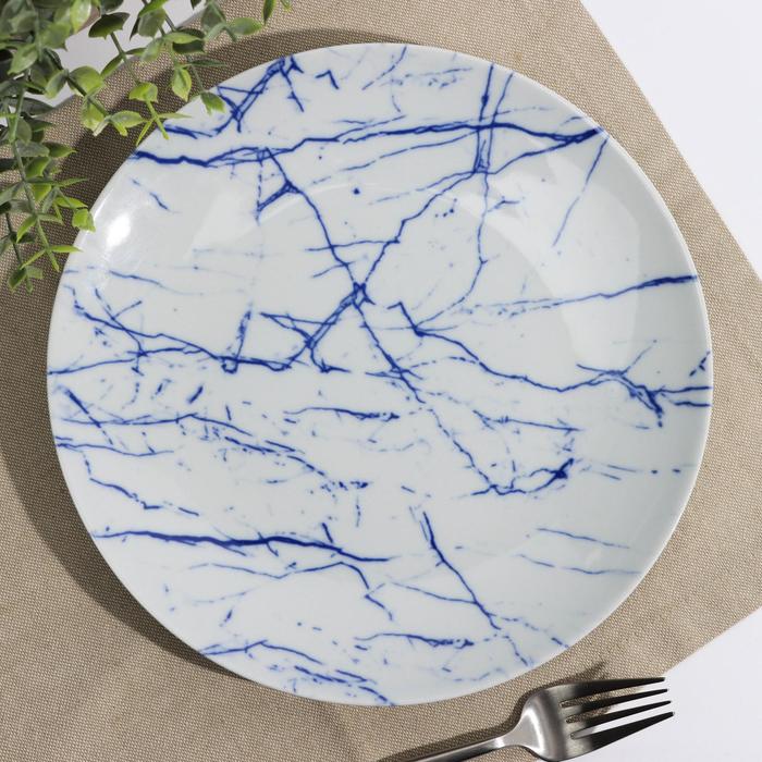 Тарелка мелкая «Мрамор», d=24 см
Тарелка мелкая «Мрамор», d=24 см