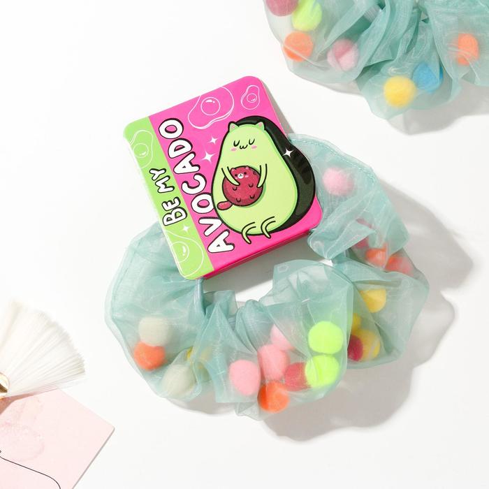 Резинка для волос "Авокадо", d= 4 см., 1 шт.
Резинка для волос "Авокадо", d= 4 см., 1 шт.