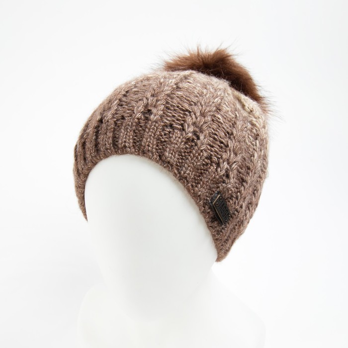 Шапка женская «Изабелла», цвет тёмно-коричневый/кофейный, размер 56-58
Шапка женская «Изабелла», цвет тёмно-коричневый/кофейный, размер 56-58