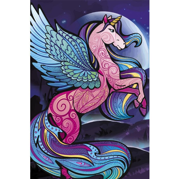 Алмазная мозаика с частичным заполнением «Изящный единорог» 20x30 см, на подрамнике
Алмазная мозаика с частичным заполнением «Изящный единорог» 20x30 см, на подрамнике