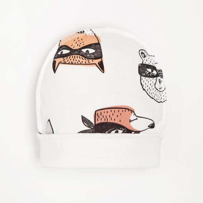 Шапочка детская, цвет белый/бандиты, рост 62 см
Шапочка детская, цвет белый/бандиты, рост 62 см