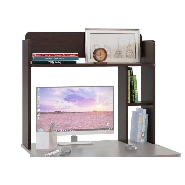 Надстройка для компьютерного стола, 790 × 252 × 680 мм, цвет венге
Надстройка для компьютерного стола, 790 × 252 × 680 мм, цвет венге