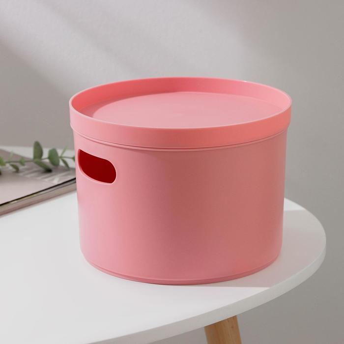 фото Органайзер для хранения pako zero, 19×19×14 см, цвет нежно-розовый berossi