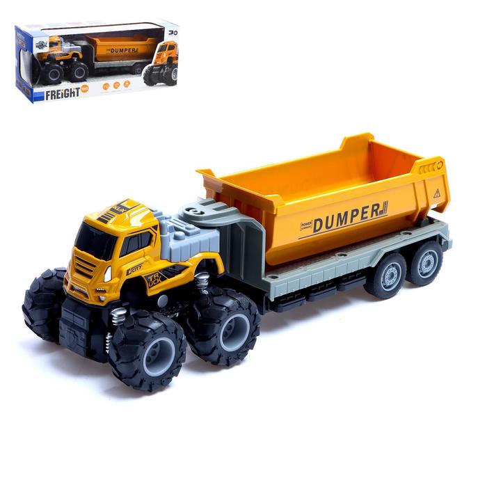 Грузовик металлический «Самосвал», инерция, с элементами из пластика, МИКС
Грузовик металлический «Самосвал», инерция, с элементами из пластика, МИКС