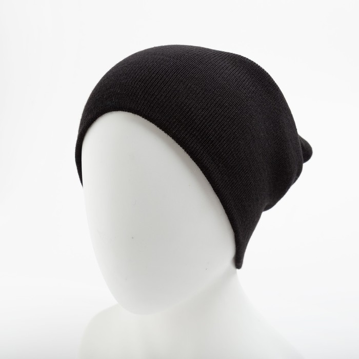 Шапка мужская, цвет чёрный, размер 56-58
Шапка мужская, цвет чёрный, размер 56-58