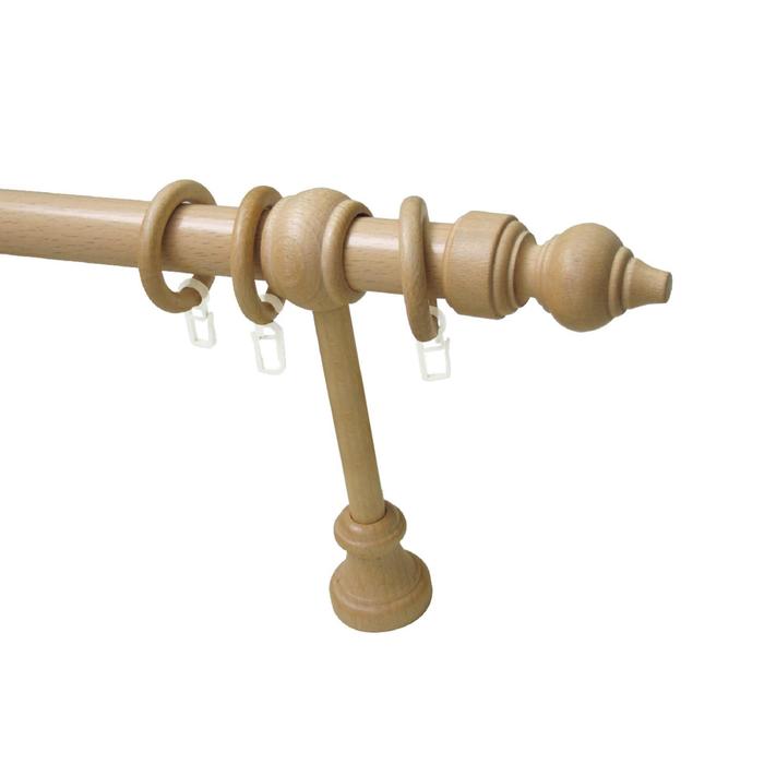 Карниз «Комби» без U-шины, металл/дерево, цвет бук, 180 см
Карниз «Комби» без U-шины, металл/дерево, цвет бук, 180 см