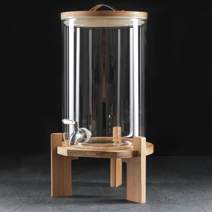 Кувшин на подставке с краником «Банка», 7,5 л
Кувшин на подставке с краником «Банка», 7,5 л