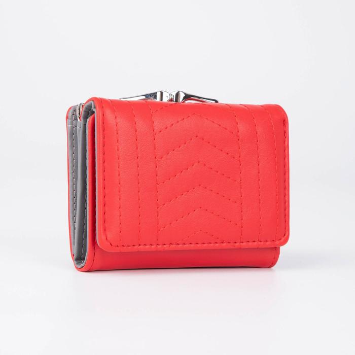 Кошелёк на кнопке, цвет красный
Кошелёк на кнопке, цвет красный