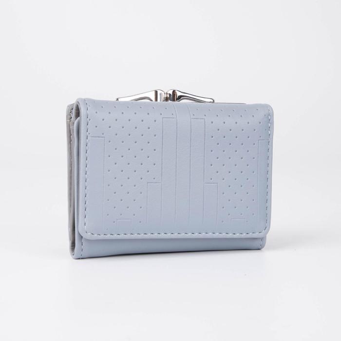 Кошелёк на кнопке, цвет голубой
Кошелёк на кнопке, цвет голубой