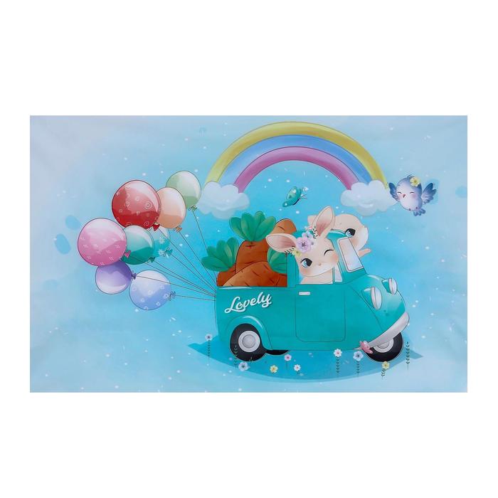 Фотофон винил "Зайки с морковкой на машинке" 120х80 см
Фотофон винил "Зайки с морковкой на машинке" 120х80 см