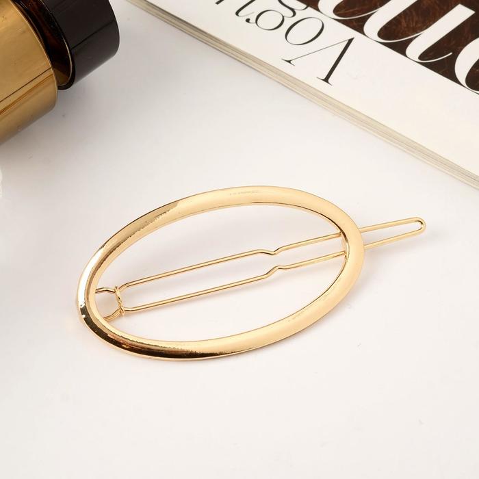 Зажим для волос "Либерти экстра" овал, 6,5 см, золото
Зажим для волос "Либерти экстра" овал, 6,5 см, золото