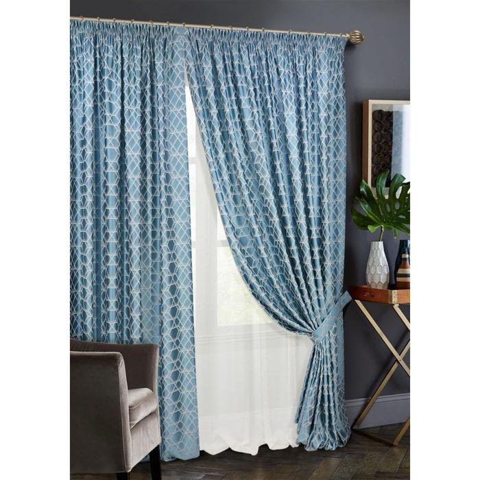 фото Комплект штор на тесьме almaz, размер 400х270 см, тюль - 450х270 см эскар