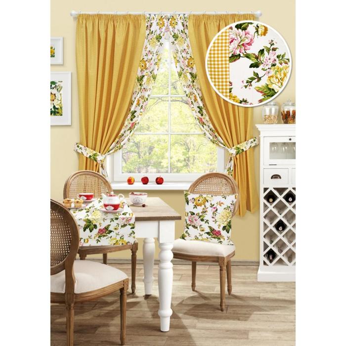фото Комплект штор на тесьме sun kimberly-s, размер 350х175 см эскар
