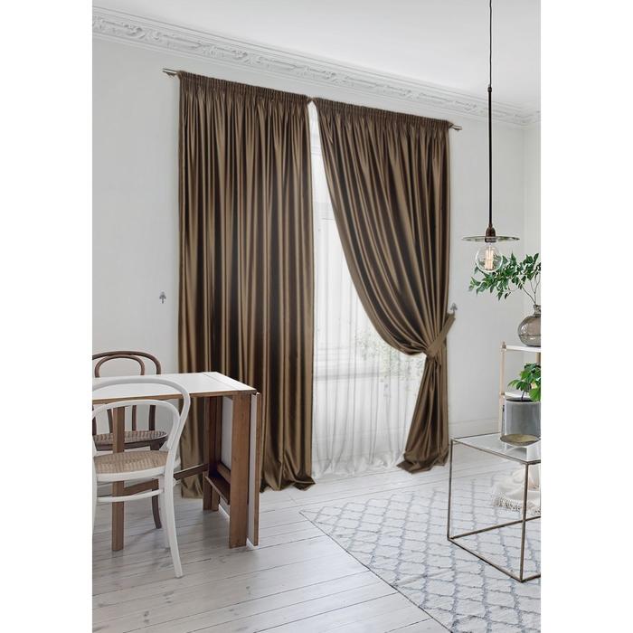 фото Комплект штор lindor-sh, размер 440х270 см, тюль - 450х270 см эскар