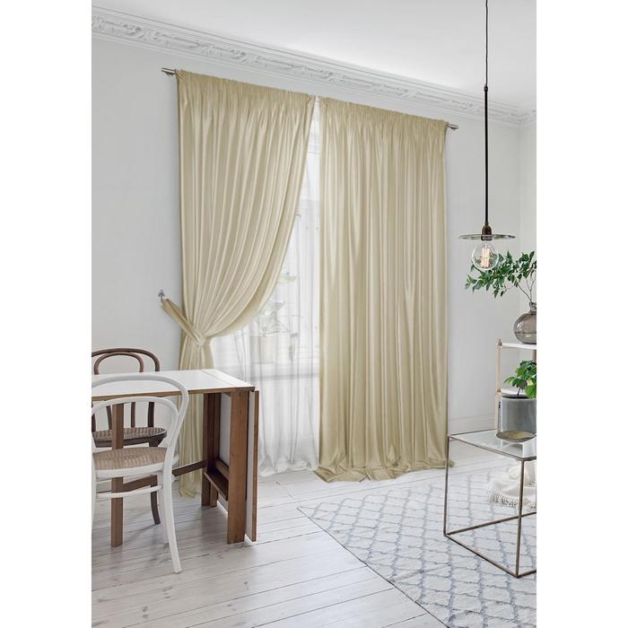 фото Комплект штор lindor-sh, размер 440х270 см, тюль - 450х270 см эскар