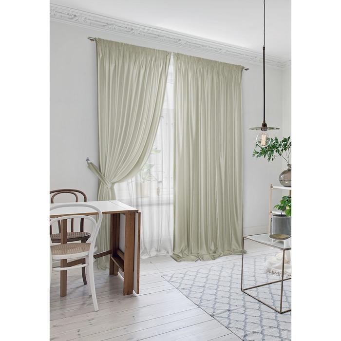 фото Комплект штор lindor-sh, размер 440х270 см, тюль - 450х270 см эскар