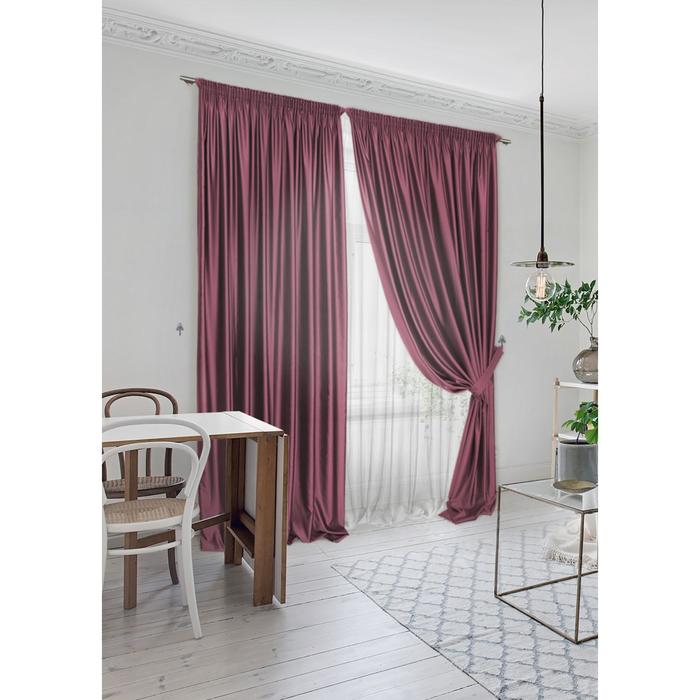 фото Комплект штор lindor-sh, размер 440х270 см, тюль - 450х270 см эскар