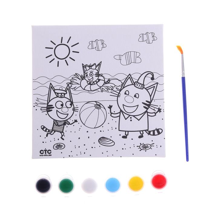 Холст для росписи по номерам «Три кота» 15×15 см
Холст для росписи по номерам «Три кота» 15×15 см