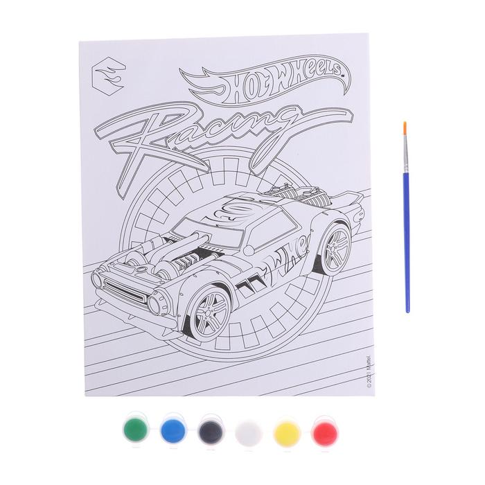 Холст для росписи по контуру «Хот Вилс» 20×25 см 
Холст для росписи по контуру «Хот Вилс» 20×25 см