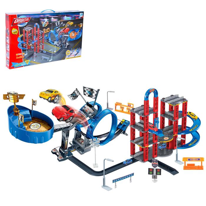 Автотрек-парковка «Мега Паркинг», с запуском, 2 в 1, с 4 машинками
Автотрек-парковка «Мега Паркинг», с запуском, 2 в 1, с 4 машинками