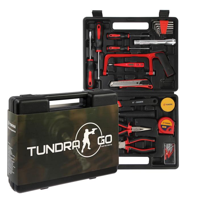 Набор инструментов в кейсе ТУНДРА, универсальный, подарочная упаковка, 31 предмет
Набор инструментов в кейсе ТУНДРА, универсальный, подарочная упаковка, 31 предмет