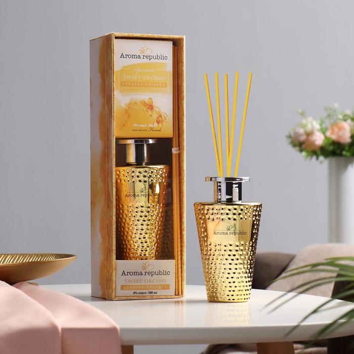 Диффузор ароматический AROMA REPUBLIC FRANCE, 200 мл, "Сладкая орхидея"
Диффузор ароматический AROMA REPUBLIC FRANCE, 200 мл, "Сладкая орхидея"