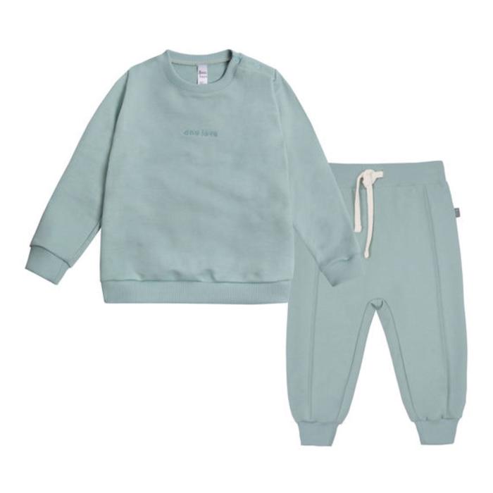 Костюм: свитшот и брюки Basic, рост 98 см, цвет мятный
Костюм: свитшот и брюки Basic, рост 98 см, цвет мятный