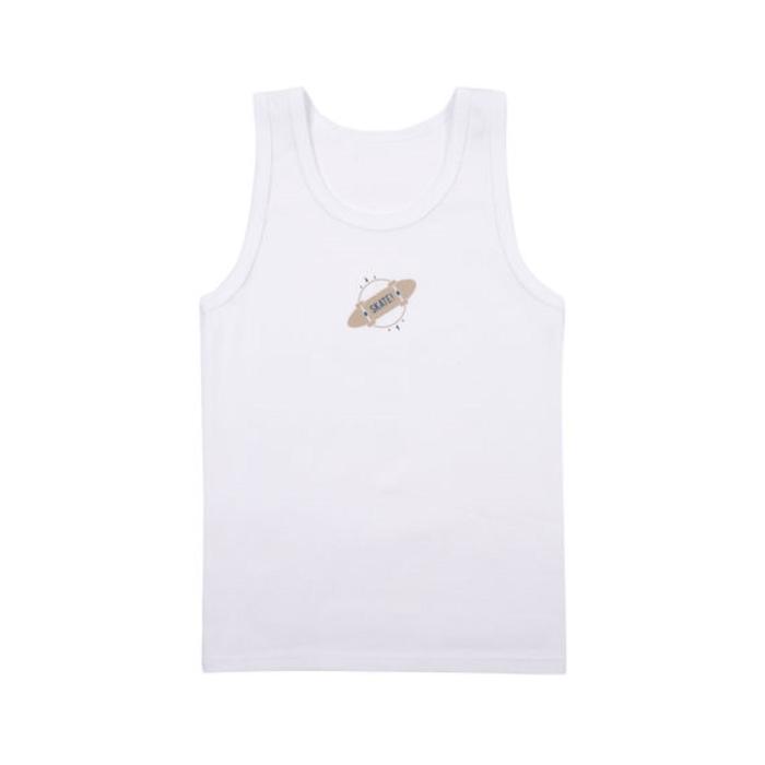 Майка для мальчика Toys, рост 110-116 см, цвет белый
Майка для мальчика Toys, рост 110-116 см, цвет белый