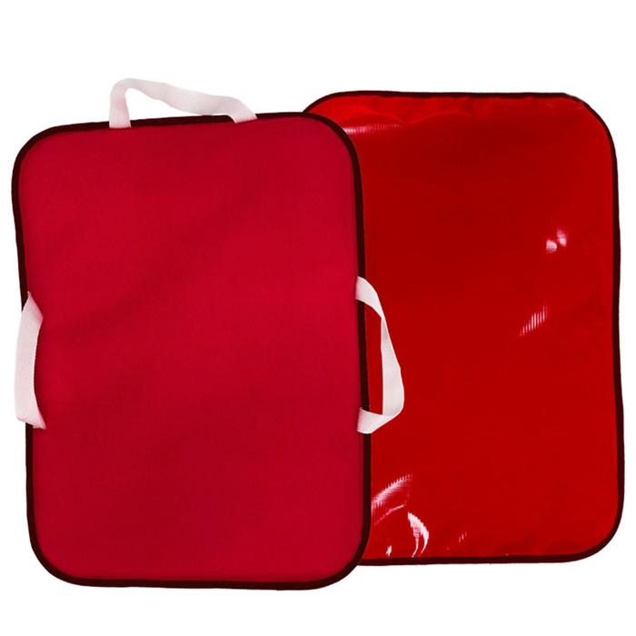 фото Ледянка мягкая, 56х42 см, цвет красный пк лидер