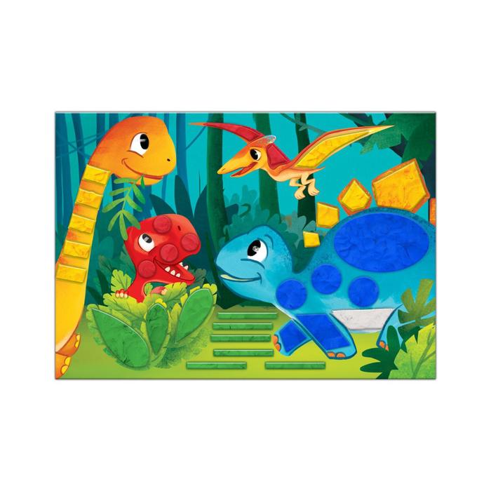 Аппликация пластилином «Эра динозавров»
Аппликация пластилином «Эра динозавров»