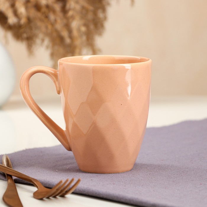 Кружка "Кристалл", бежевая, керамика, 0.4 л
Кружка "Кристалл", бежевая, керамика, 0.4 л
