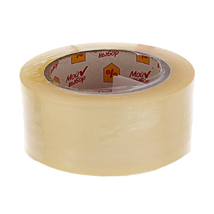 Клейкая лента "Мой выбор", прозрачная, 48 мм х 132 м, 40 мкм
Клейкая лента "Мой выбор", прозрачная, 48 мм х 132 м, 40 мкм