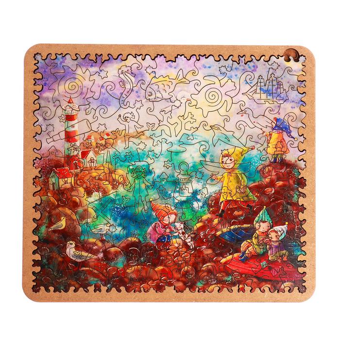 Пазл - картина из дерева «Дети у маяка» 100 деталей
Пазл - картина из дерева «Дети у маяка» 100 деталей