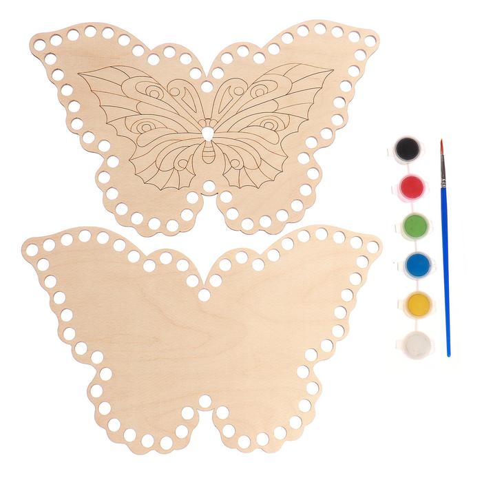 Набор для творчества. Набор для вязания. Основа донышко и крышка для вязания корзинки «Бабочка» 2 шт.
Набор для творчества. Набор для вязания. Основа донышко и крышка для вязания корзинки «Бабочка» 2 шт.