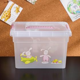 Контейнер для хранения с крышкой и ручкой «Kid's Box Игрушки», 5 л, 25×20×16 см, цвет розовый
Контейнер для хранения с крышкой и ручкой «Kid's Box Игрушки», 5 л, 25×20×16 см, цвет розовый