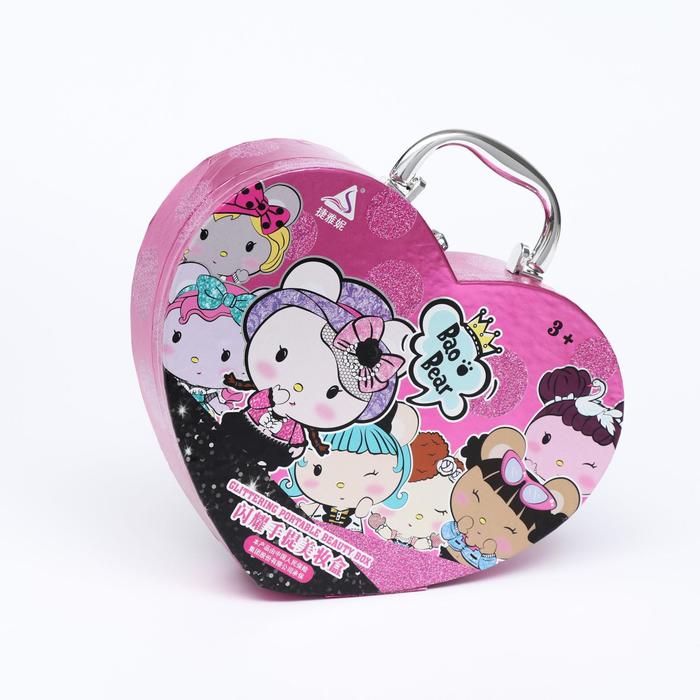 Набор косметики для девочек «Чемоданчик сердечко»
Набор косметики для девочек «Чемоданчик сердечко»