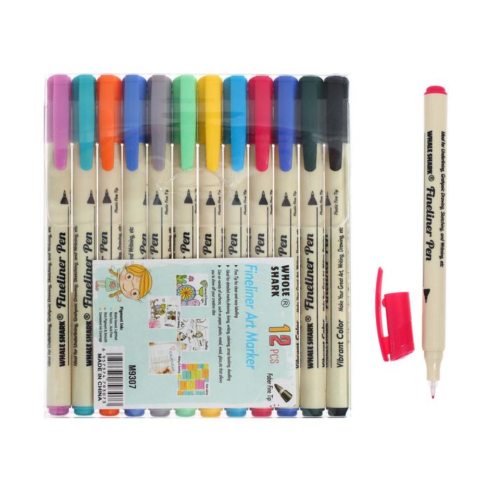 Набор капиллярных ручек (маркеров), 12 цветов, тонкая линия 0, 4 мм
Набор капиллярных ручек (маркеров), 12 цветов, тонкая линия 0, 4 мм