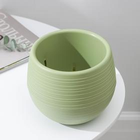 Горшок для цветов «Япония», 1,2 л, цвет фисташковый
Горшок для цветов «Япония», 1,2 л, цвет фисташковый