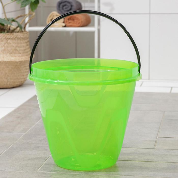 Ведро «Лайт», 13 л, цвет прозрачный зелёный
Ведро «Лайт», 13 л, цвет прозрачный зелёный