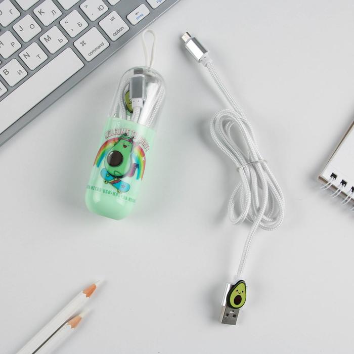 Провод Micro USB в колбе "Welcome to party", 1м
Провод Micro USB в колбе "Welcome to party", 1м