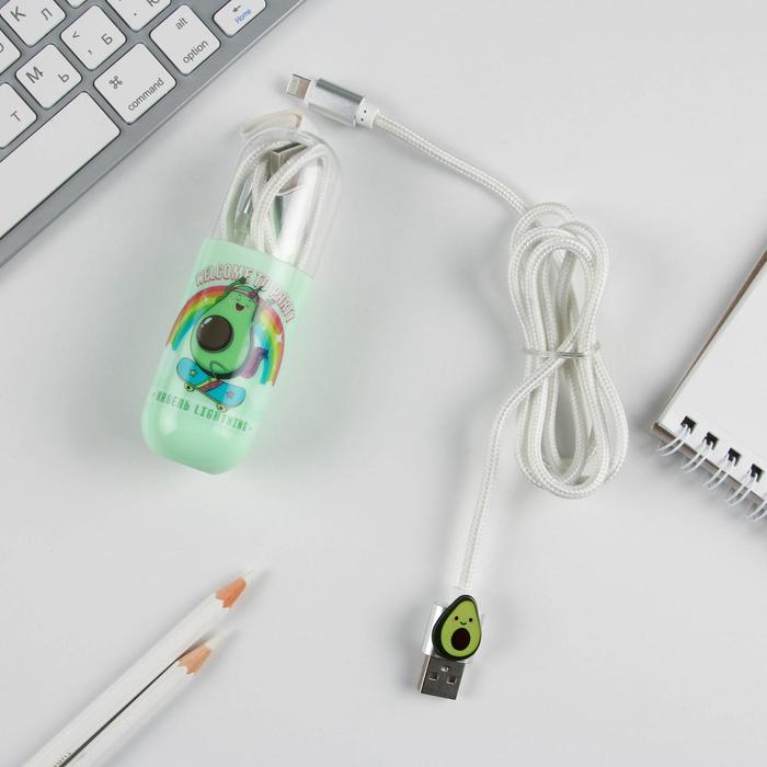 Провод Lightning в колбе "Welcome to party", 1м
Провод Lightning в колбе "Welcome to party", 1м